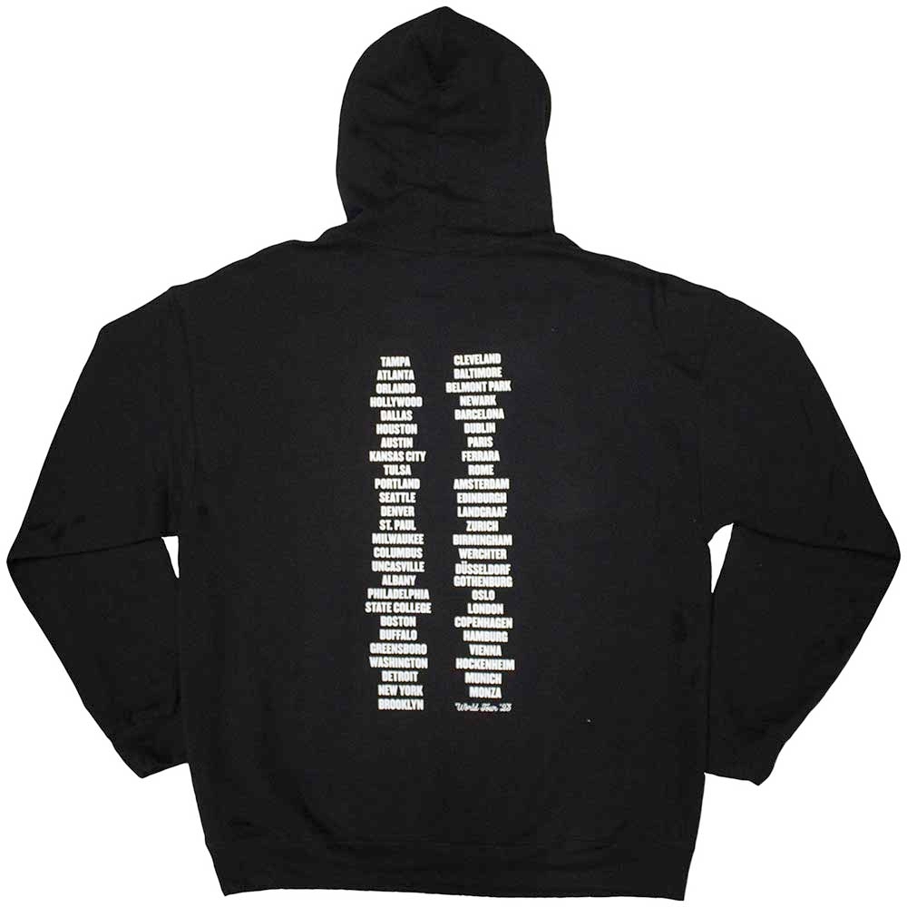Bruce Springsteen - Tour '23 Leaning Car Hoodie/trui - Zwart